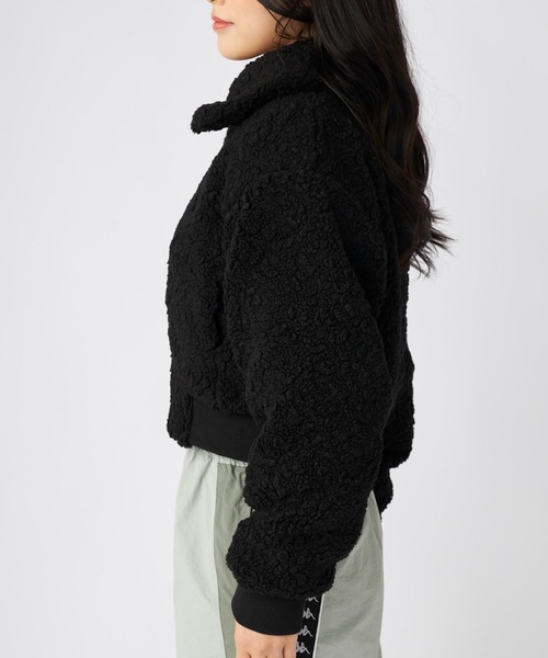 Kappa（カッパ）の「ボアフリースジャケット（その他アウター・レディース・アイボリー/ブラック・LARGE/MEDIUM/SMALL）」の10枚目の写真