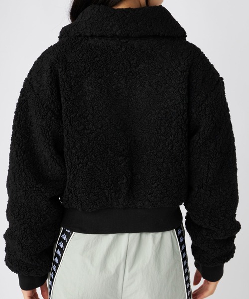 Kappa（カッパ）の「ボアフリースジャケット（その他アウター・レディース・アイボリー/ブラック・LARGE/MEDIUM/SMALL）」の11枚目の写真