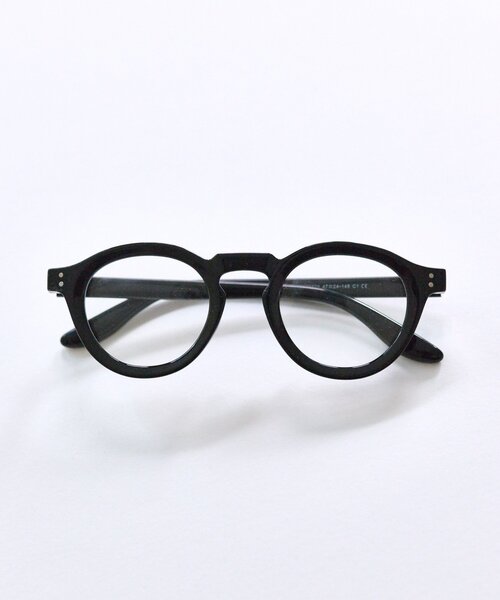 mystic(ミスティック)の「黒縁メガネ(メガネ・レディース・ブラック・ONE SIZE)」の6枚目の写真