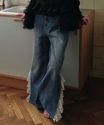 パンツ HONEY MI HONEY slash loose denim pants HONEY MI HONEY ハニーミーハニー｜ダメージカット入り