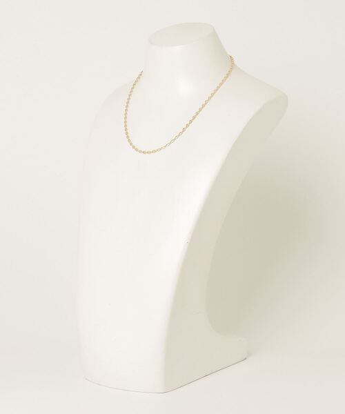 ISOLATION(アイソレーション)の「【ISOLATION / アイソレーション】SV925 Anchor Chain Necklace (40cm/45cm) /ILN-0130G(ネックレス・レディース・ゴールド・40cm)」の2枚目の写真