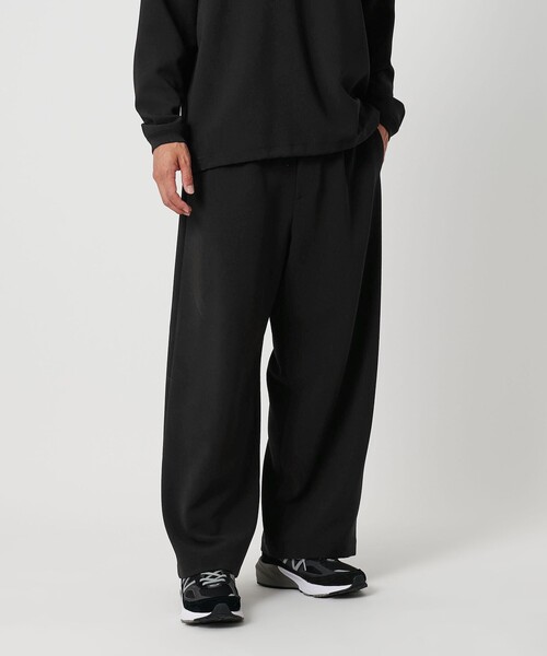 ユナイテッドアローズ　セットアップ　ノーカラー　ワイドパンツ　大きいサイズ　紺 ユナイテッドアローズセットアップノーカラーワイドパンツ大きいサイズ紺