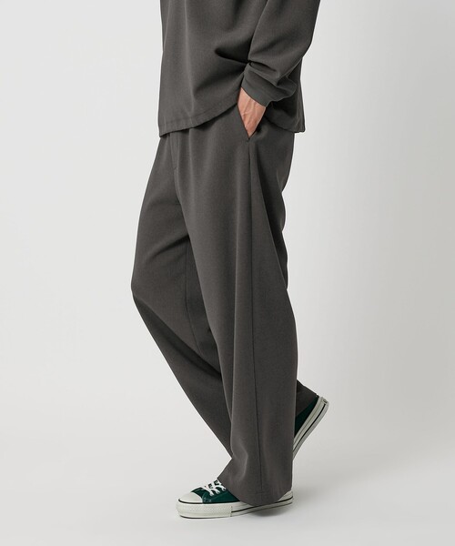 BEAUTY&YOUTH UNITED ARROWS（ビューティーアンドユースユナイテッドアローズ）の「DUAL PACK 2.0 ワイド オフィサーパンツ NO.10 セットアップ対応 ウォッシャブル マルチ機能（その他パンツ・メンズ・ダークグレー/ブラック・S/M/L/XL）」の11枚目の写真