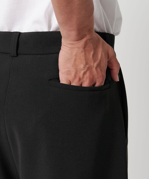 BEAUTY&YOUTH UNITED ARROWS（ビューティーアンドユースユナイテッドアローズ）の「DUAL PACK 2.0 ワイド オフィサーパンツ NO.10 セットアップ対応 ウォッシャブル マルチ機能（その他パンツ・メンズ・ダークグレー/ブラック・S/M/L/XL）」の19枚目の写真