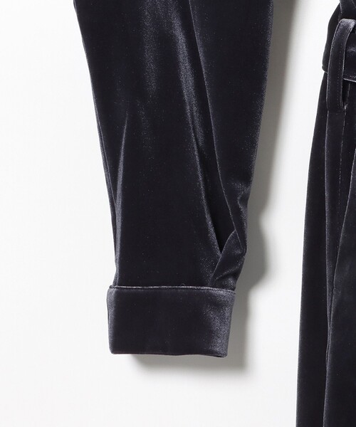 BEAMS HEART（ビームスハート）の「ベロア ジャンプスーツ（つなぎ/オールインワン・レディース・ネイビー/オリーブ・FREE）」の20枚目の写真