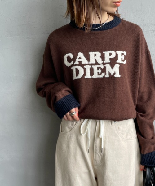 近年♡美品✨マスタバニー ニットテーラードジャケット 総柄 ロゴボタン 5/L nAvy モヘヤタッチマーブルニット レディース