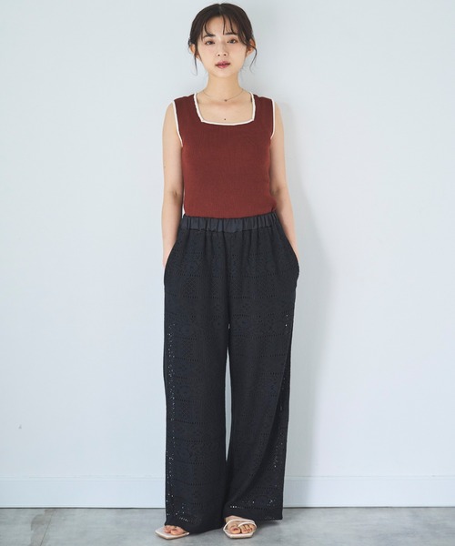 あっちゃんマチャット machatt クロシェ レース パンツ レースアップマイクロミニショートパンツ[品番：BCQW1876796