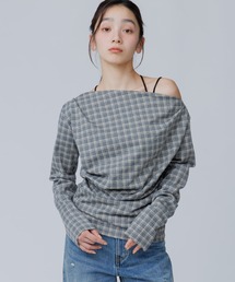 Hello DarichキルティングアップリケビジューTシャツ（Tシャツ