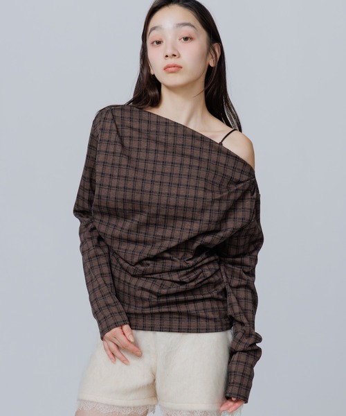 3way drape tops（3ウェイドレープトップス）（Tシャツ/カットソー