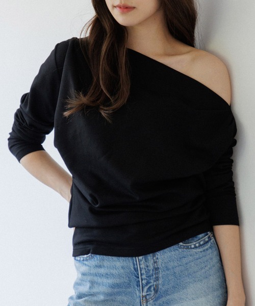 トップス feather tulle knit T-shirt senee SENEE feather tulle knit T-shirt ファッション通販