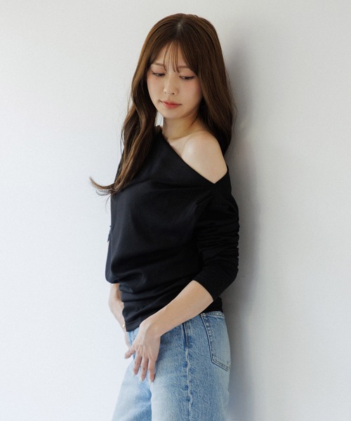 3way drape tops（3ウェイドレープトップス）（Tシャツ/カットソー