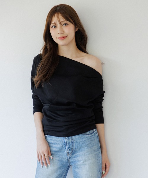 専用⭐︎SENEE 3way drape tops（3ウェイドレープトップス） 3way drape tops（3ウェイドレープトップス）（Tシャツ/カットソー