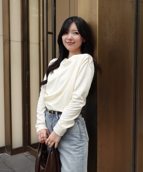 3way drape tops（3ウェイドレープトップス）（Tシャツ/カットソー