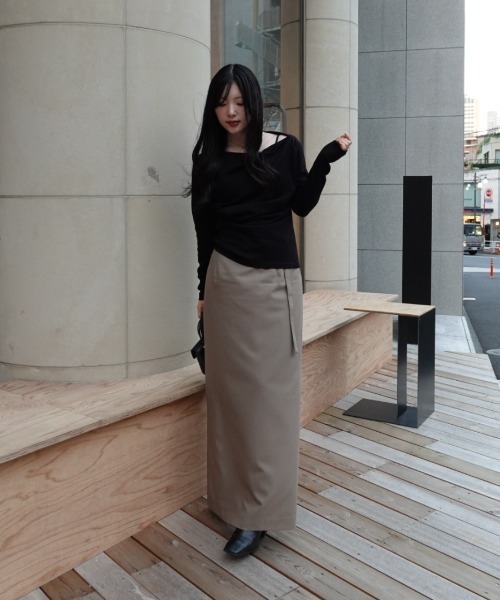 3way drape tops（3ウェイドレープトップス）（Tシャツ/カットソー