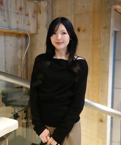 SENEE（セニー）の「3way drape tops（3ウェイドレープトップス）（T