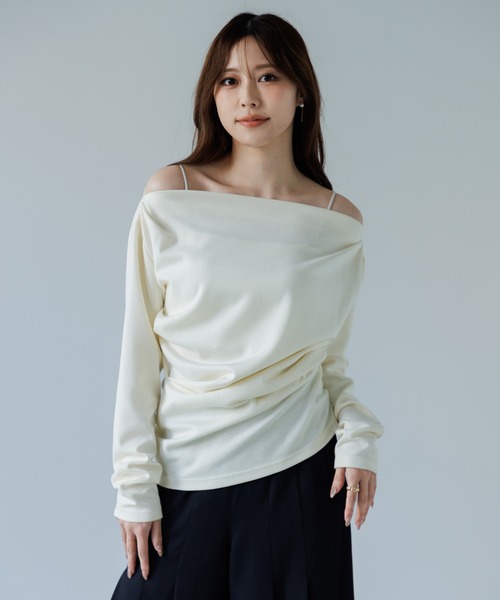 3way drape tops（3ウェイドレープトップス）（Tシャツ/カットソー