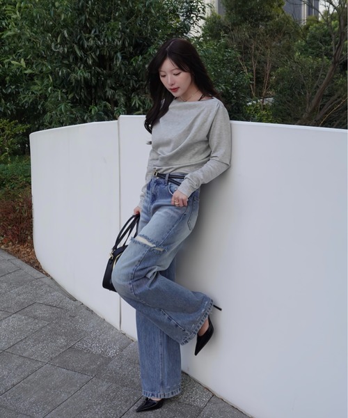 3way drape tops（3ウェイドレープトップス）（Tシャツ/カットソー