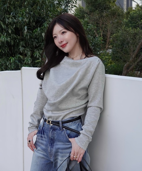 3way drape tops（3ウェイドレープトップス）（Tシャツ/カットソー