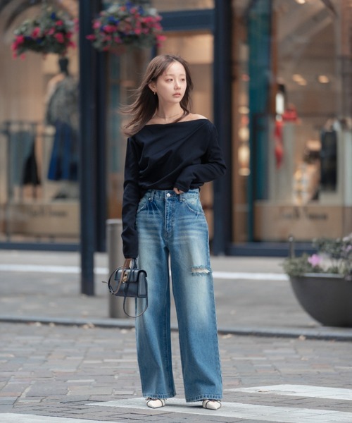 3way drape tops（3ウェイドレープトップス）（Tシャツ/カットソー