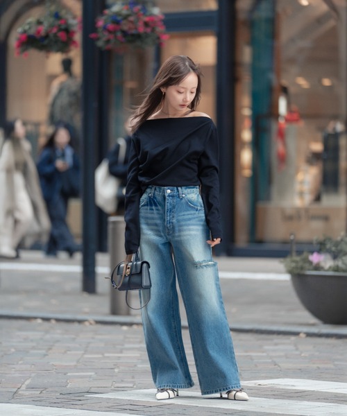 3way drape tops（3ウェイドレープトップス）（Tシャツ/カットソー