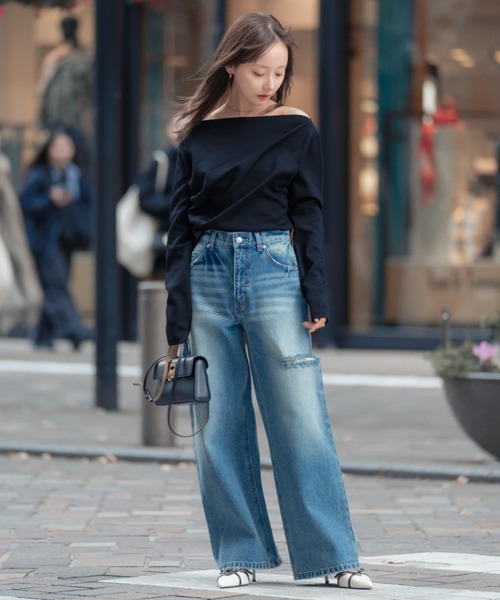 3way drape tops（3ウェイドレープトップス）（Tシャツ/カットソー