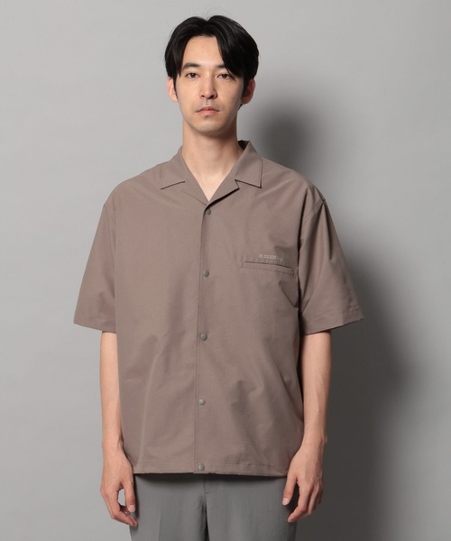 BAYFLOW（ベイフロー）の「【BUDDIES Dept.】FLOWAIR 半袖シャツ[吸水速乾・軽量・セットアップ可]（シャツ/ブラウス・メンズ・ブラック/ベージュ・MEDIUM/LARGE）」の11枚目の写真