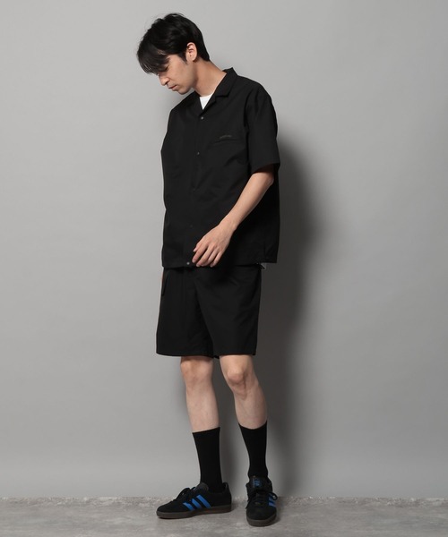 BAYFLOW（ベイフロー）の「【BUDDIES Dept.】FLOWAIR 半袖シャツ[吸水速乾・軽量・セットアップ可]（シャツ/ブラウス・メンズ・ブラック/ベージュ・MEDIUM/LARGE）」の7枚目の写真