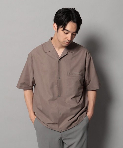 BAYFLOW（ベイフロー）の「【BUDDIES Dept.】FLOWAIR 半袖シャツ[吸水速乾・軽量・セットアップ可]（シャツ/ブラウス・メンズ・ブラック/ベージュ・MEDIUM/LARGE）」の19枚目の写真