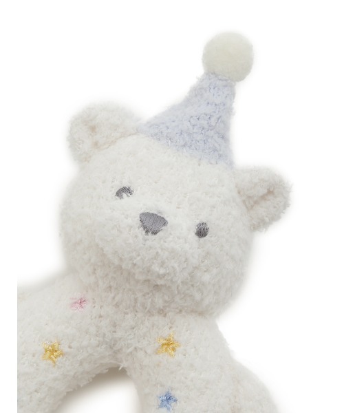 gelato pique（ジェラートピケ）の「【BABY】エアリーモコアニバーサリーベアラトル（その他ベビー用品・キッズ・ピンク/オフホワイト・F）」の9枚目の写真