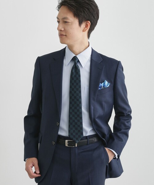 TAKEO KIKUCHI(タケオキクチ)の「【Made in JAPAN】市松紋ネクタイ(ネクタイ・メンズ・グリーン系その他3/ダークブラウン系1/ピンク系その他2・00)」の13枚目の写真