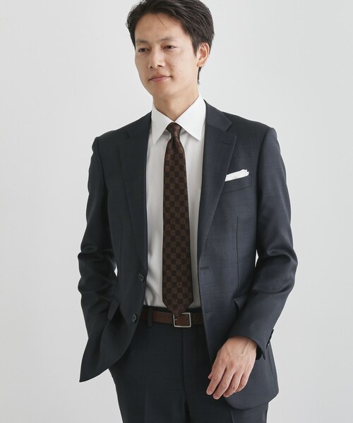 TAKEO KIKUCHI(タケオキクチ)の「【Made in JAPAN】市松紋ネクタイ(ネクタイ・メンズ・グリーン系その他3/ダークブラウン系1/ピンク系その他2・00)」の15枚目の写真