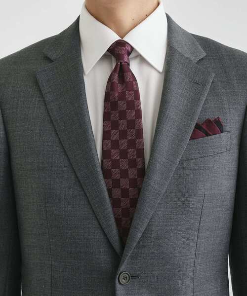 セール】【Made in JAPAN】市松紋ネクタイ（ネクタイ）｜TAKEO KIKUCHI