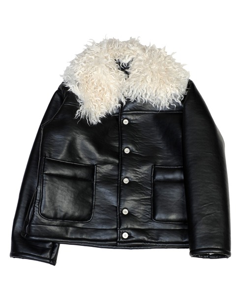 MILK（ミルク）の「モフレザー ジャケット（ブルゾン・レディース・C/A/B・FREE）」の4枚目の写真