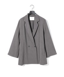 MIDIUMISOLID（ミディウミソリッド）の「MIDIUMISOLID for Ladies ダブルブレストライトジャケット（テーラードジャケット）」