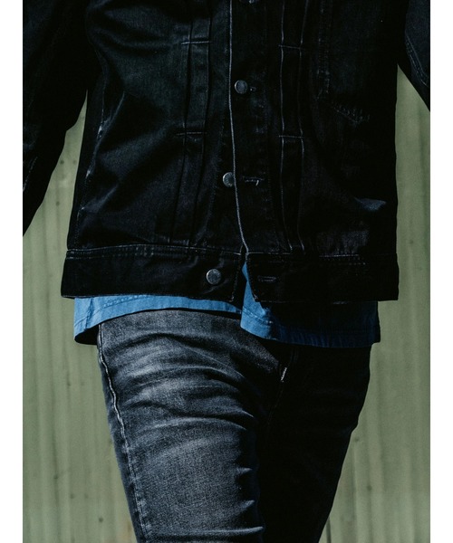 Nudie Jeans(ヌーディージーンズ)の「Nudie Jeans/ヌーディージーンズ Lean Dean / スリムテーパードジーンズ / Grey Hurricane / レングス30(デニムパンツ・メンズ・グレー系その他・28inch/29inch/30inch/31inch/32inch/33inch/34inch)」の5枚目の写真