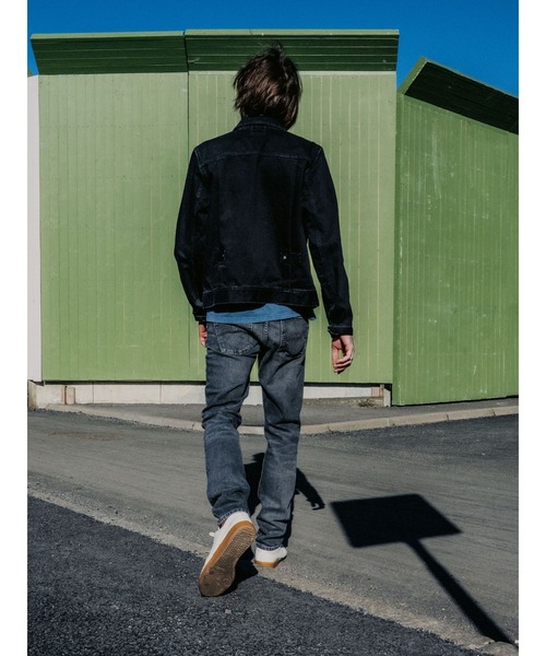 Nudie Jeans(ヌーディージーンズ)の「Nudie Jeans/ヌーディージーンズ Lean Dean / スリムテーパードジーンズ / Grey Hurricane / レングス30(デニムパンツ・メンズ・グレー系その他・28inch/29inch/30inch/31inch/32inch/33inch/34inch)」の4枚目の写真