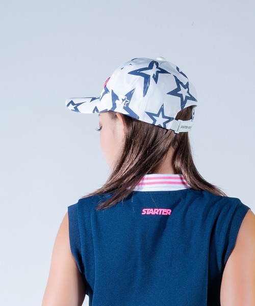 STARTER(スターター)の「◆STARTER GOLF◆スターターゴルフ STARTER GOLF PATTERN CAP SG-023006(キャップ・メンズ・ネイビー・L)」の5枚目の写真