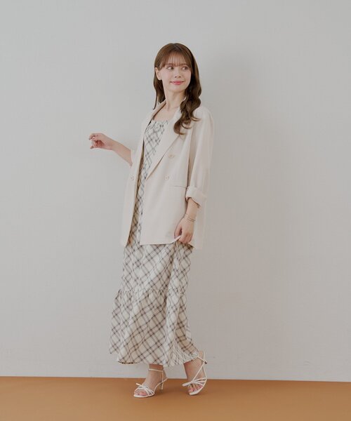 Chico（チコ）の「ルーズスーツジャケット（テーラードジャケット・レディース・アイボリー/グレー/ベージュ・FREE）」の17枚目の写真