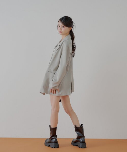 Chico（チコ）の「ルーズスーツジャケット（テーラードジャケット・レディース・アイボリー/グレー/ベージュ・FREE）」の22枚目の写真