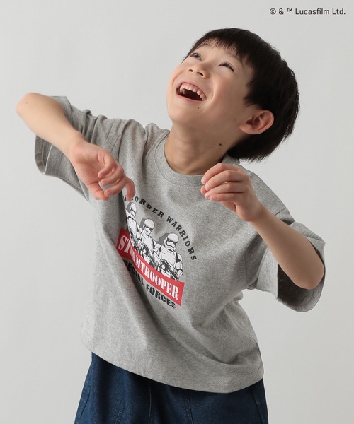 FOUND GOOD(ファウンドグッド)の「スターウォーズ/BプリントTEE5S(Tシャツ/カットソー・キッズ・ブラック/ホワイト系5/グレー系2・140cm/150cm/120cm/130cm)」の19枚目の写真