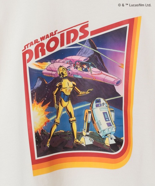 FOUND GOOD(ファウンドグッド)の「スターウォーズ/BプリントTEE5S(Tシャツ/カットソー・キッズ・ブラック/ホワイト系5/グレー系2・140cm/150cm/120cm/130cm)」の15枚目の写真