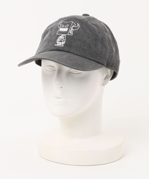 TOY　MACHINE（トイ　マシーン）の「TOY MACHINE/トイマシーン TMC SKB3 WASHED CAP キャップ 252045005（キャップ・メンズ・オレンジ/ブラック/オリーブ・FREE）」の15枚目の写真