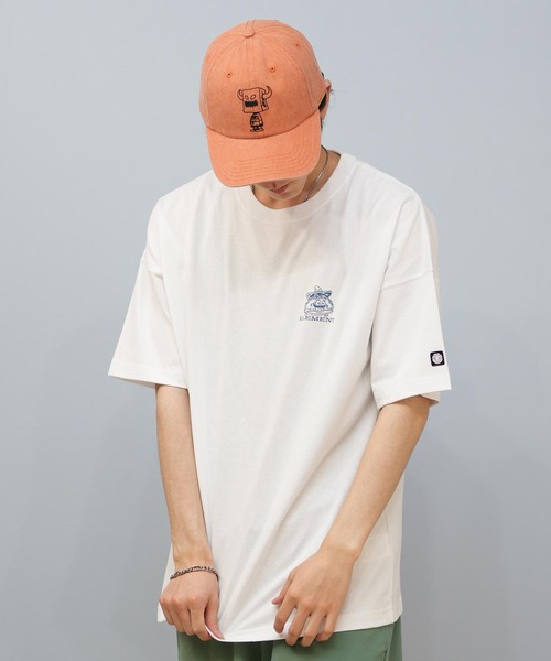 TOY　MACHINE（トイ　マシーン）の「TOY MACHINE/トイマシーン TMC SKB3 WASHED CAP キャップ 252045005（キャップ・メンズ・オレンジ/ブラック/オリーブ・FREE）」の11枚目の写真