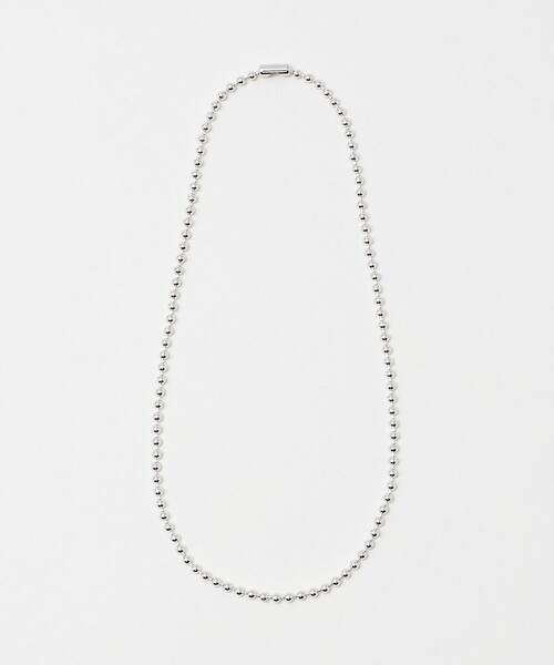 MAYU（マユ）の「＜MAYU＞ボールチェーン ネックレス（ネックレス・レディース・シルバー/ゴールド・FREE）」の2枚目の写真