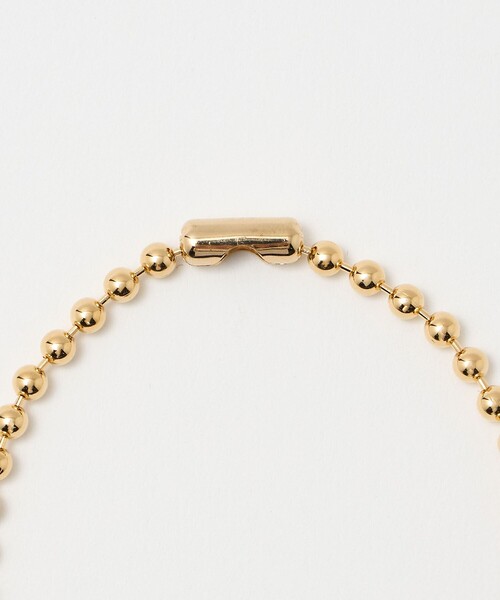 MAYU（マユ）の「＜MAYU＞ボールチェーン ネックレス（ネックレス・レディース・シルバー/ゴールド・FREE）」の4枚目の写真