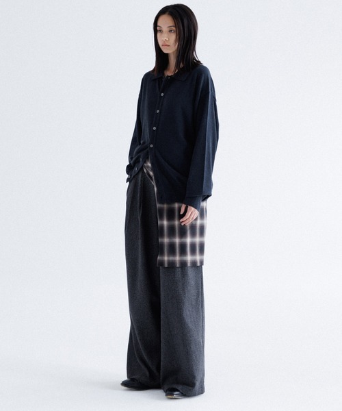 SINSS(シンス)の「Ombre cropped open collar shirt / オンブレクロップドオープンカラーシャツ(シャツ/ブラウス・メンズ・ブラック・MEDIUM/SMALL/X-SMALL/LARGE)」の8枚目の写真