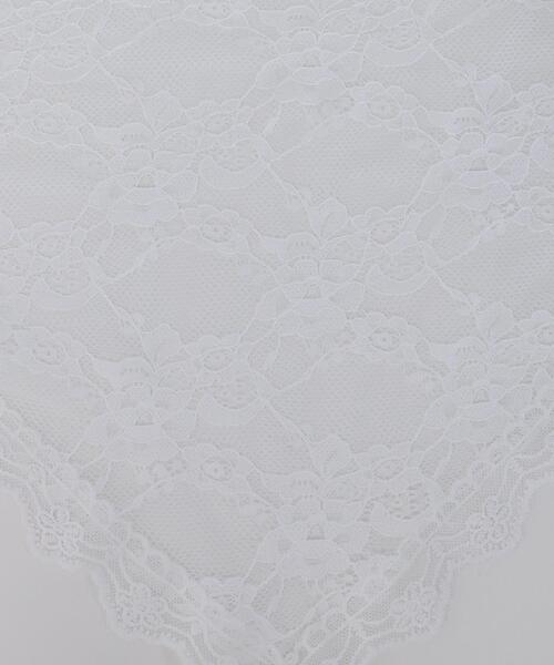 WEGO（ウィゴー）の「WEGO/フラワーレースバブーシュカ（バンダナ/スカーフ・レディース・ブラック/その他1/ホワイト・FREE）」の11枚目の写真