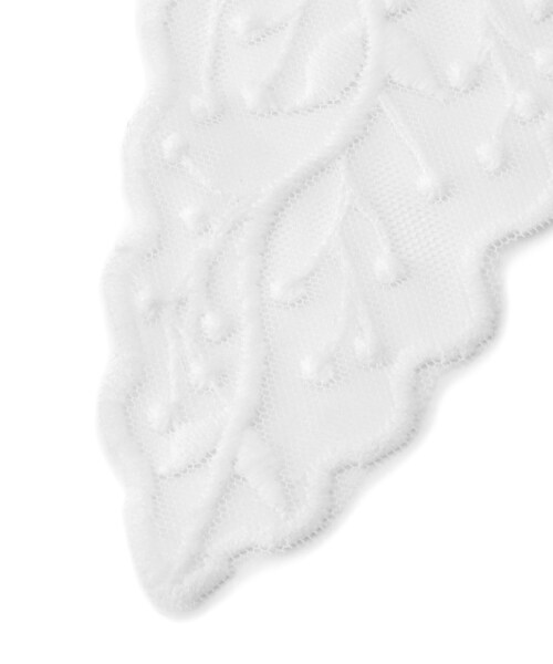 grove（グローブ）の「レースナロースカーフ（バンダナ/スカーフ・レディース・ホワイト/ブラック・00）」の4枚目の写真