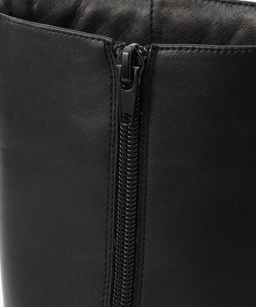 COMME CA ISM（コムサイズム）の「ミドル丈　バイカーブーツ（ブーツ・レディース・ブラック・24.5cm/22.5cm/23.5cm）」の3枚目の写真