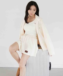 Luan（ルアン）の「【Luan】【FLIGHT COLLECTION】JACKET & FLARE MINI SKIRT/ジャケット＆フレアミニスカート（セットアップ）」